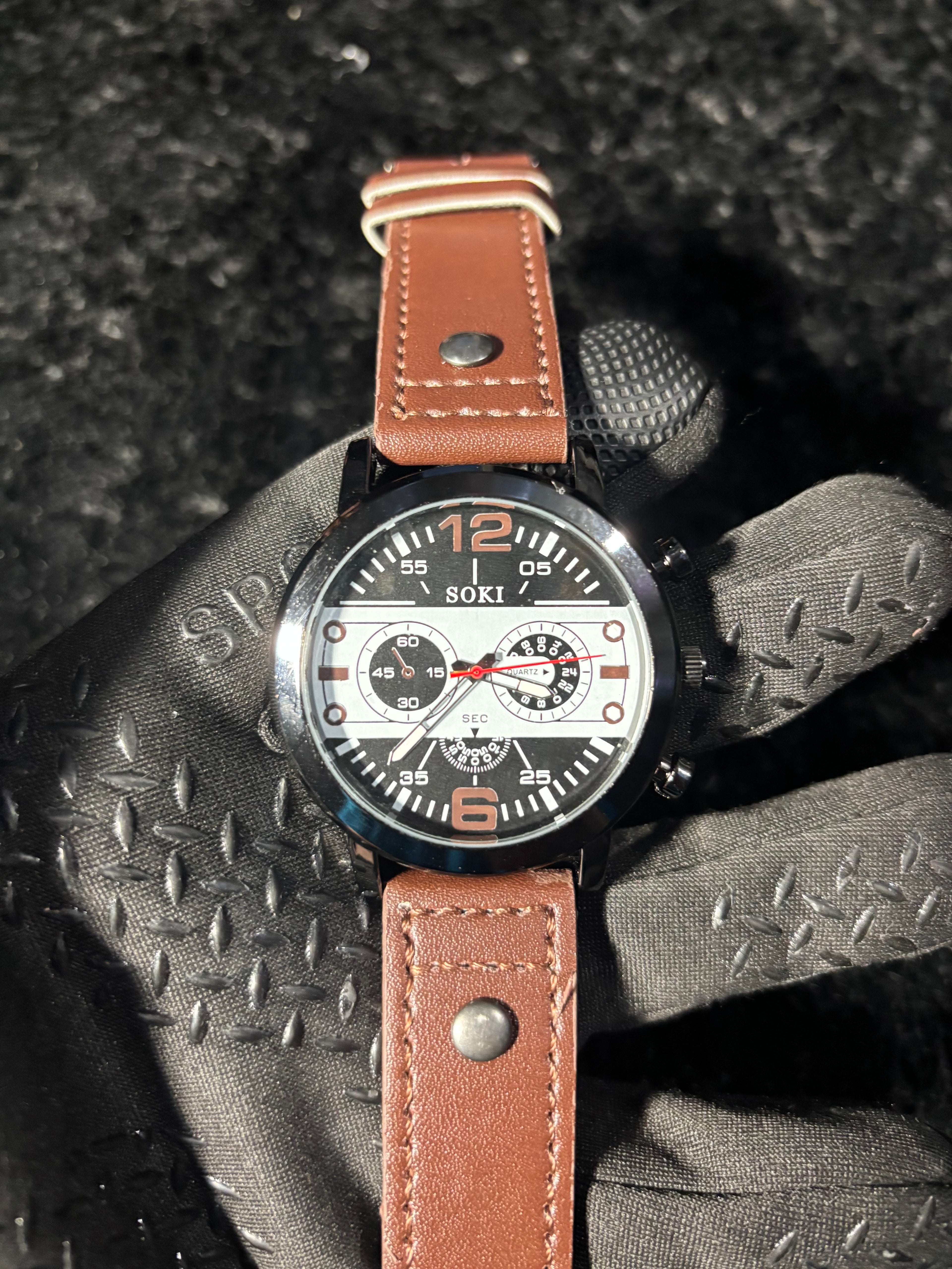 Vintage style Rider Watch & Wallet Set