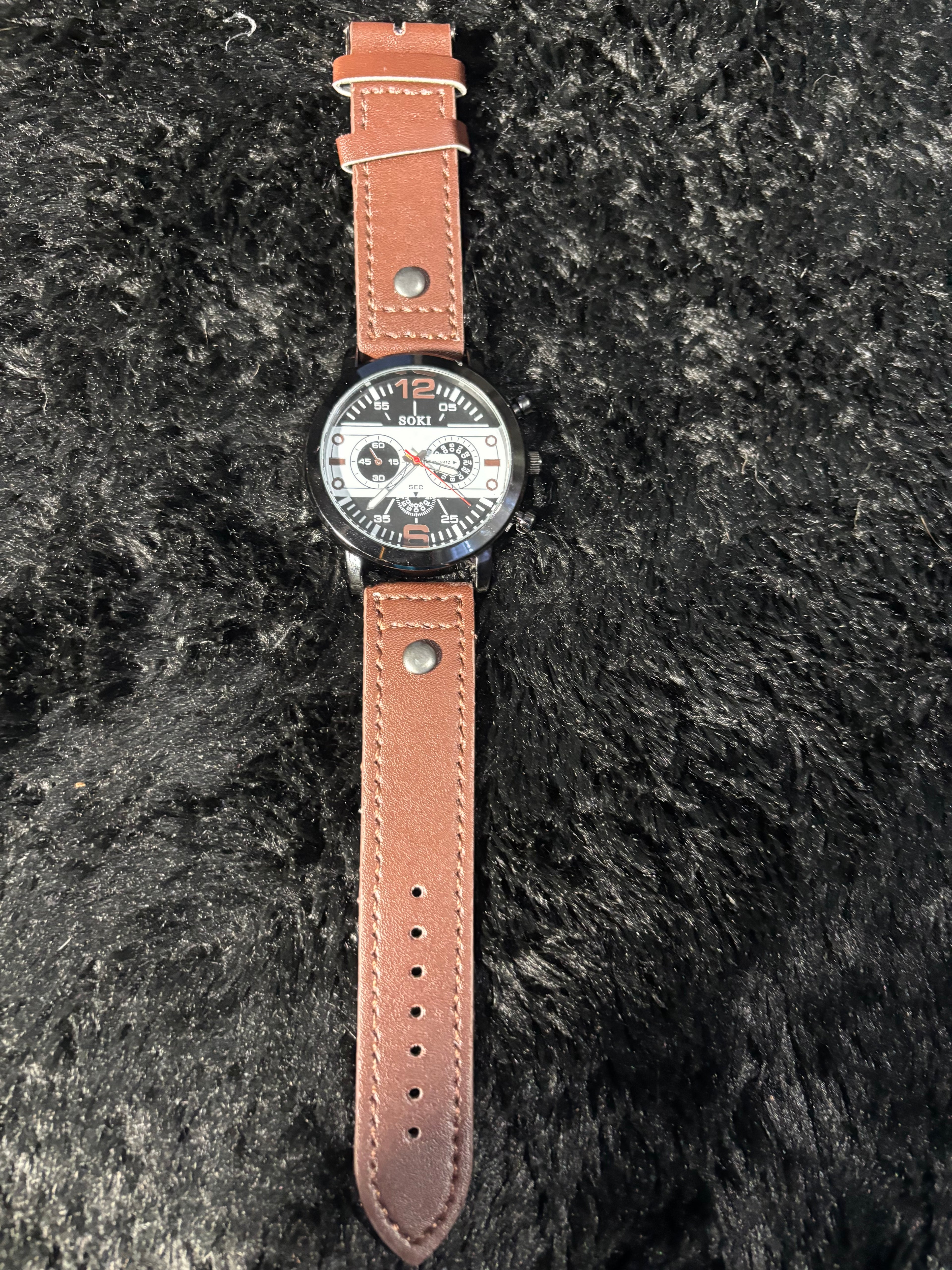 Vintage style Rider Watch & Wallet Set