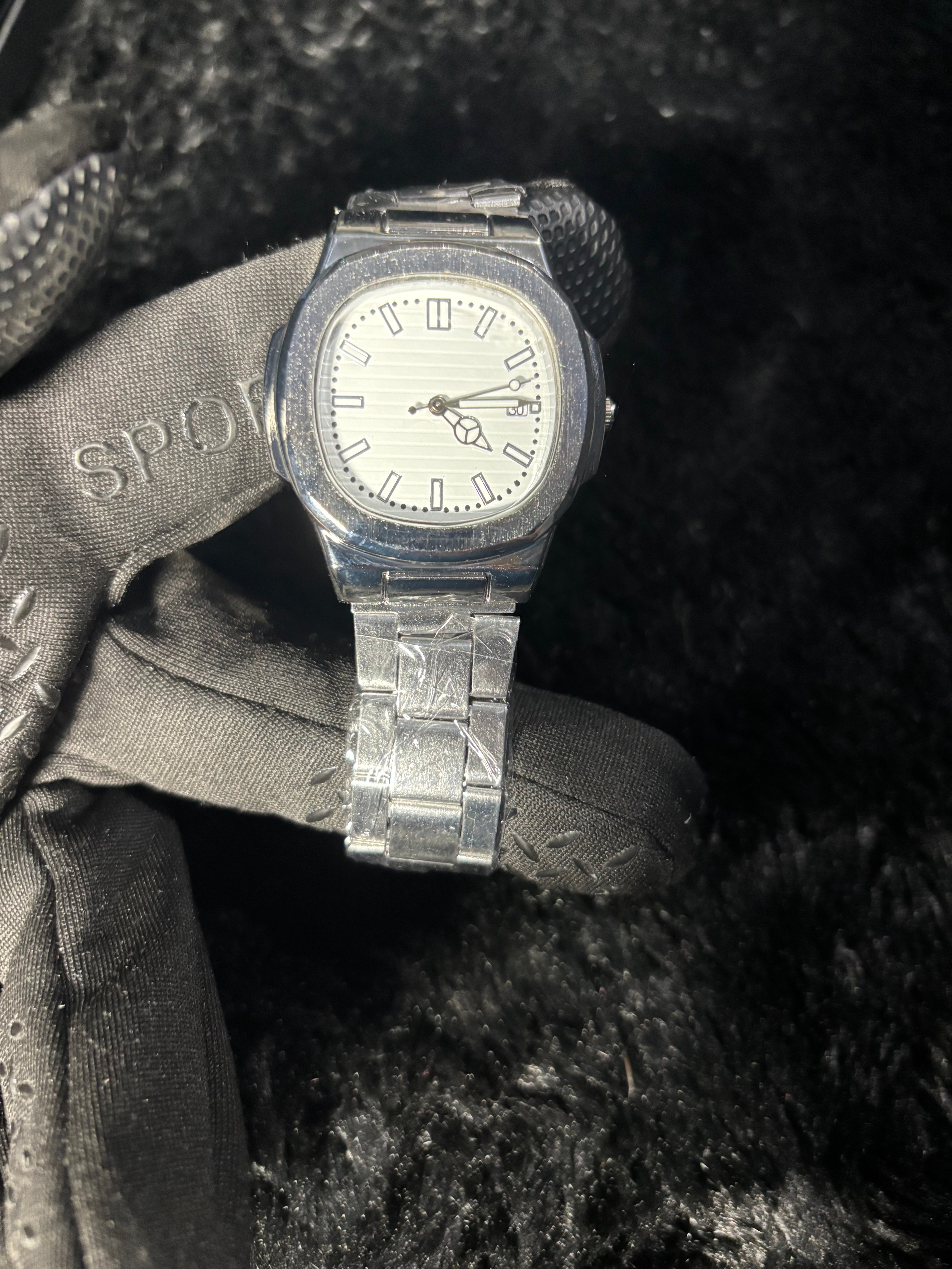 Midnight Steel Watch & Cross Set