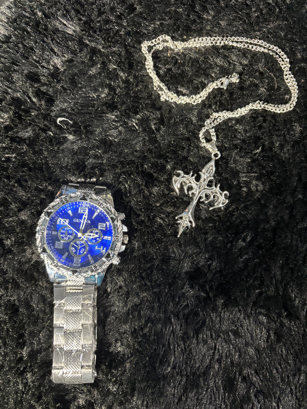 Geneva Ice Blue Fashion Watch