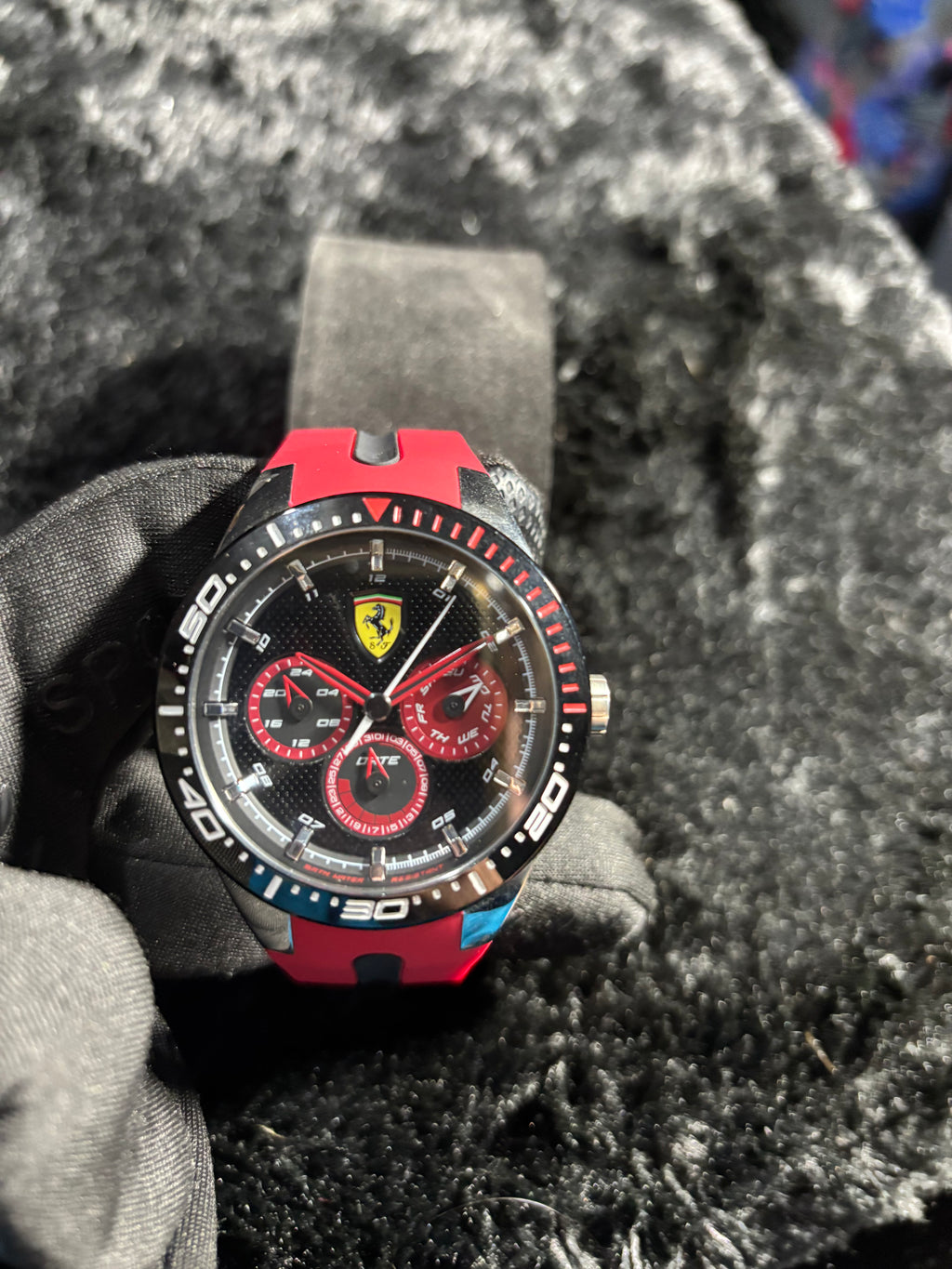 Scuderia Ferrari RedRev Chronograph SF.27.1.34.0499 Watch – Working - Boxed