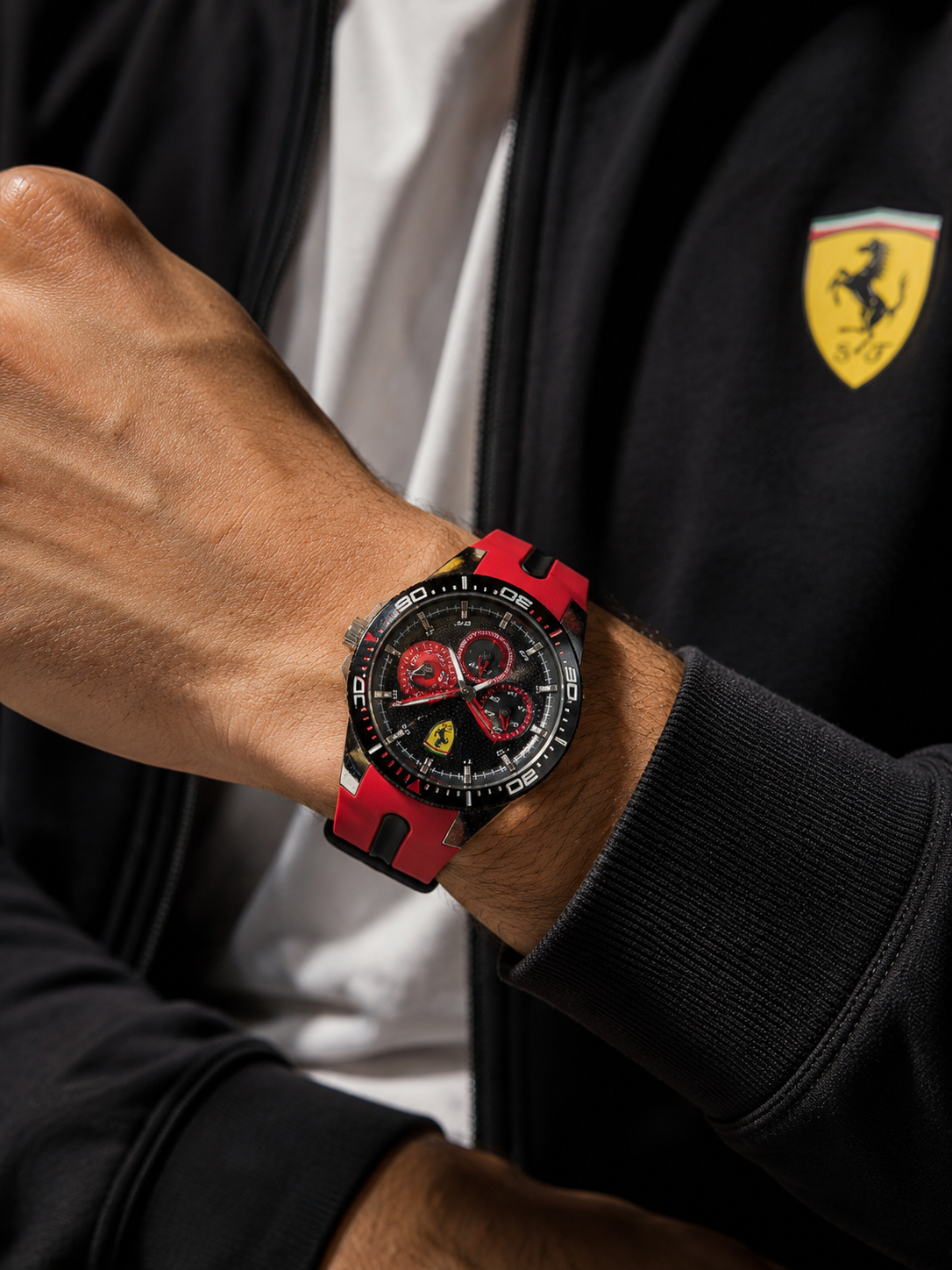 Scuderia Ferrari RedRev Chronograph SF.27.1.34.0499 Watch – Working - Boxed